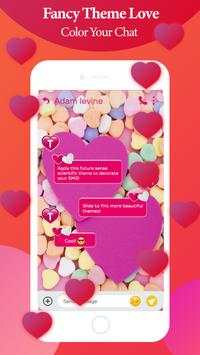 Color Love Theme SMS - Color Message screenshot 4