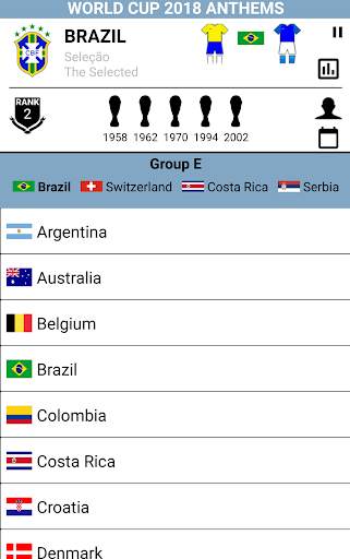 World Cup 2018 Anthems screenshot 2