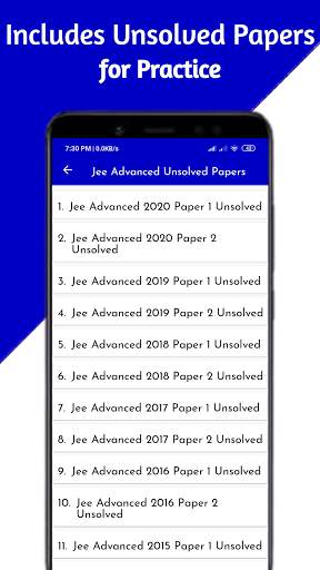 Jee Advanced Solved Papers Offline screenshot 6
