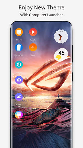 Rog Theme for launcher screenshot 1