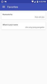 Tagalog English Translator screenshot 2