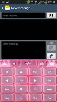 Pink Flower Keyboard скриншот 5