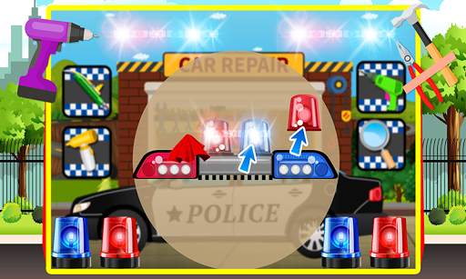 Police Car repair and wash screenshot 5