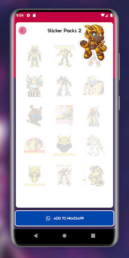 Optimus Prime Stickers For WA screenshot 8