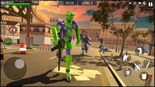 Action Hero Spider Power Shooter 2k20 : Free Games screenshot 5