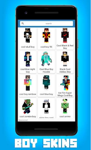 Boys Skins for Minicarft PE screenshot 5