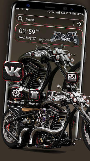Motorbike Launcher Theme screenshot 1