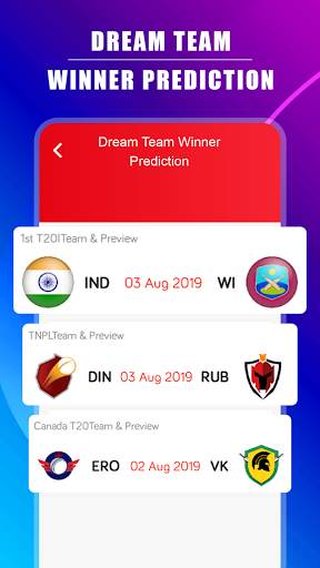 Dream Team 11 -IPL Cricket Prediction & Live Score screenshot 2