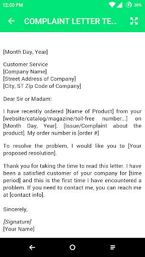 English Letter Writing 11 تصوير الشاشة