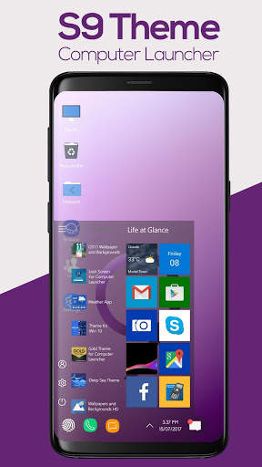 S9 Theme For computer Launcher screenshot 2