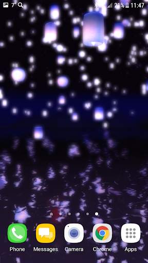 Lanterns 3D live wallpaper screenshot 4