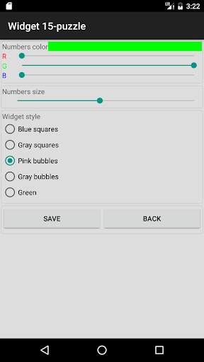 Widget 15-Puzzle screenshot 4