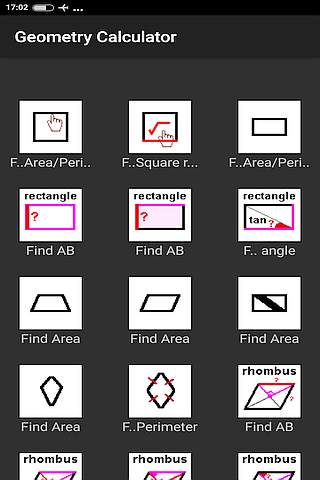 Geometry Calculator screenshot 1