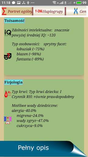QUIS. Genetyka rodzinna. screenshot 7