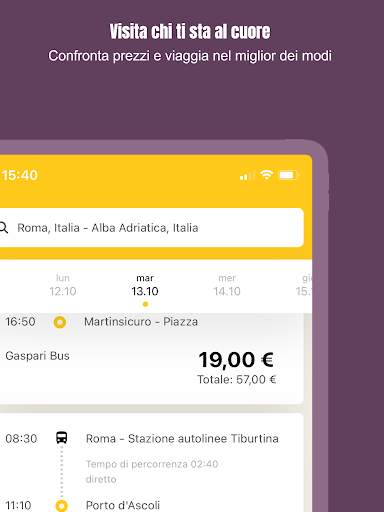 CheckMyBus: L’app di confronto degli autobus screenshot 14
