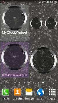 Transparent Clock screenshot 2