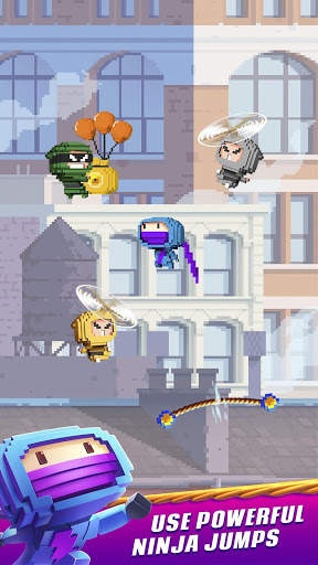 Ninja Up! - Endless arcade jumping screenshot 1