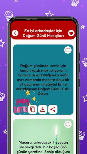 Doğum günü kartları iletileri screenshot 6