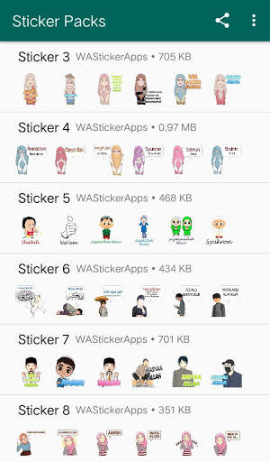 Stiker WA Islami screenshot 1