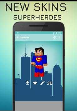 Superhero skins for Minecraft 3D screenshot 1