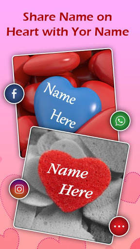 Name on Heart Photo Editor screenshot 5