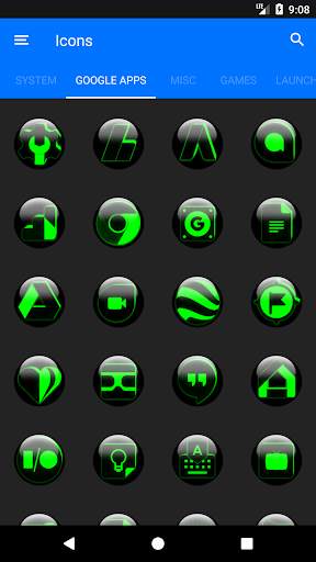 Green Glass Orb Icon Pack screenshot 7