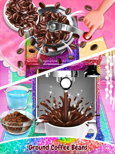 Coffee Maker - Trendy Glitter Coffee screenshot 1