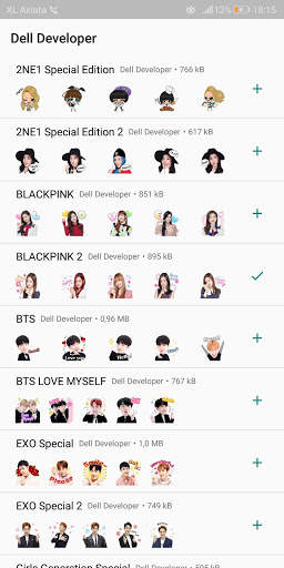 WA Kpop Stiker screenshot 1