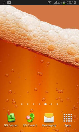 Beer & Battery level LWP Pro screenshot 4