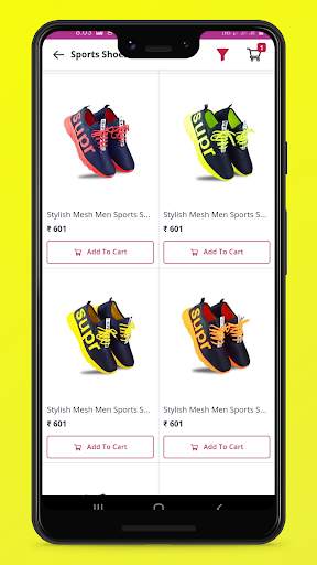 men shoes shopping apps screenshot 1