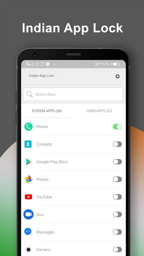 Indian App Lock - Vocal for Local 7 تصوير الشاشة
