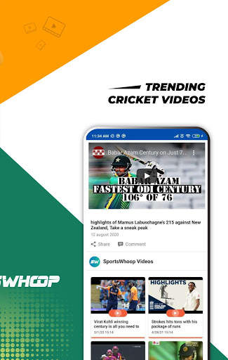 SportsWhoop - Live Cricket Scores, News & Updates screenshot 5