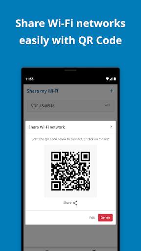 Share My Wi-Fi: QR Code Sharer screenshot 1