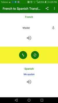 French Spanish Translator скриншот 3