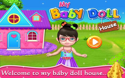 My Baby Doll House - Tea Party & Cleaning Game screenshot 1