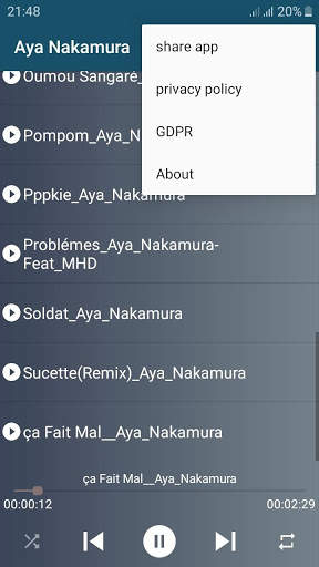 Music Aya Nakamura  sans connexion screenshot 5