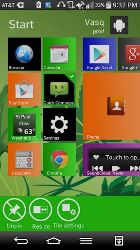 Androse - Windows 8 Clone screenshot 3