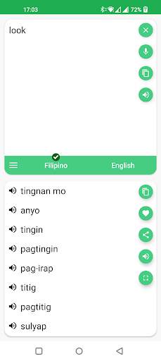 Filipino - English Translator скриншот 3