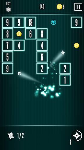 Ninja Brick - Breakout screenshot 2