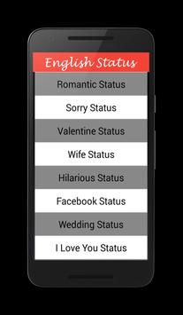English Status screenshot 8