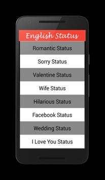 English Status screenshot 8