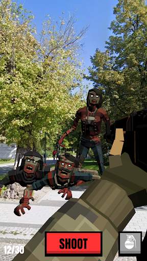Virus Zombie shooting game - AR screenshot 4