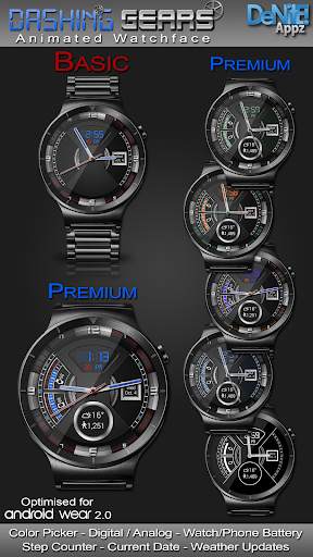 Dashing Gears HD WatchFace Widget & Live Wallpaper screenshot 1