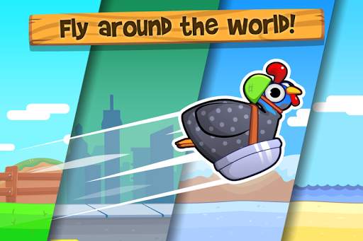 Chicken Toss - Crazy Chicken Launching Game screenshot 5