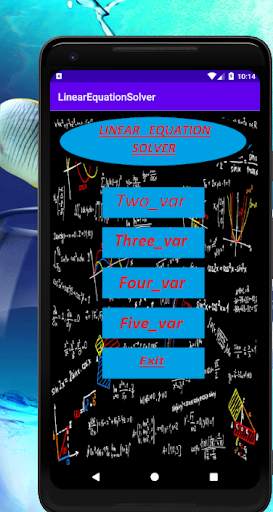 Linear  Equation Solver & Matrix Solver screenshot 1