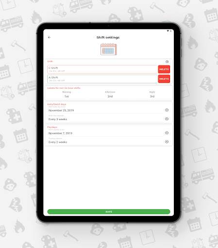 Fire & EMS shift Calendar & Widget screenshot 12