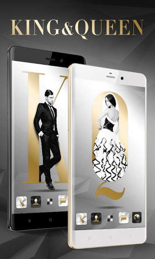 King&Queen GO Launcher Theme screenshot 1