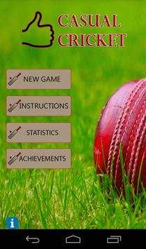 Casual Cricket screenshot 1