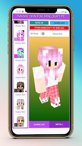 Kawaii Skin for Minecraft PE screenshot 8
