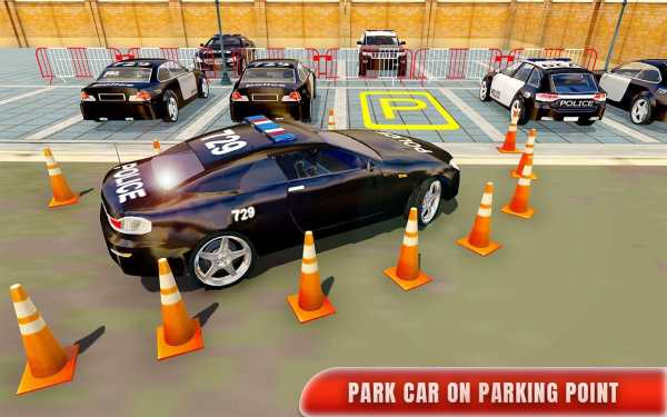 Police Car Parking Adventure 3D screenshot 1